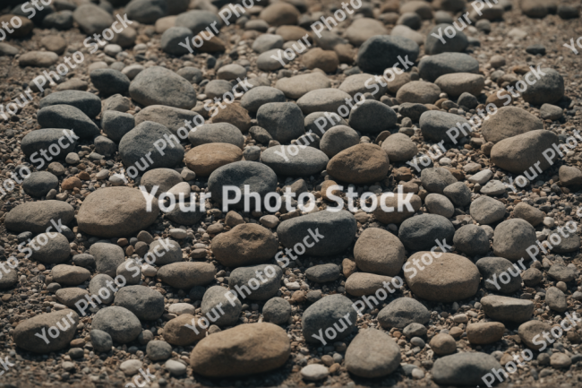 Stock Photo of Ground of rocks terrain