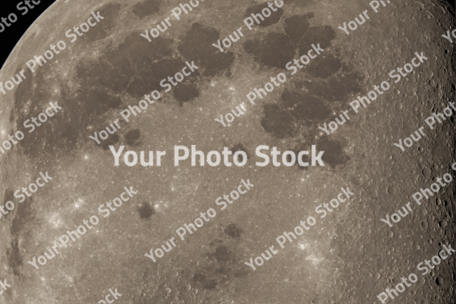 Stock Photo of Moon satelitte space universe moon surface