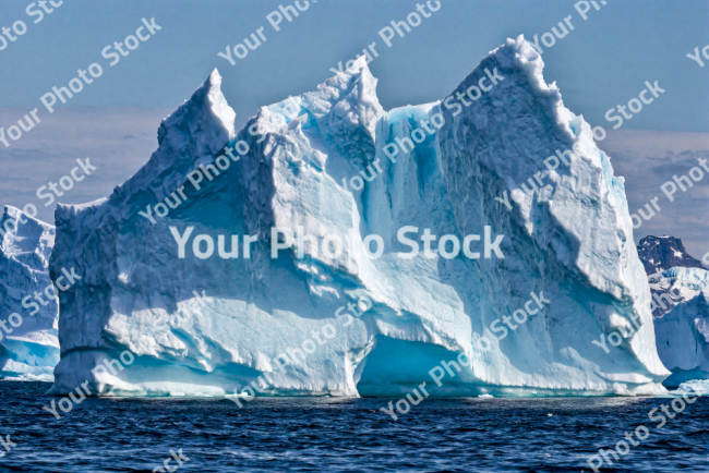 Stock Photo of Iceberg on the ocean