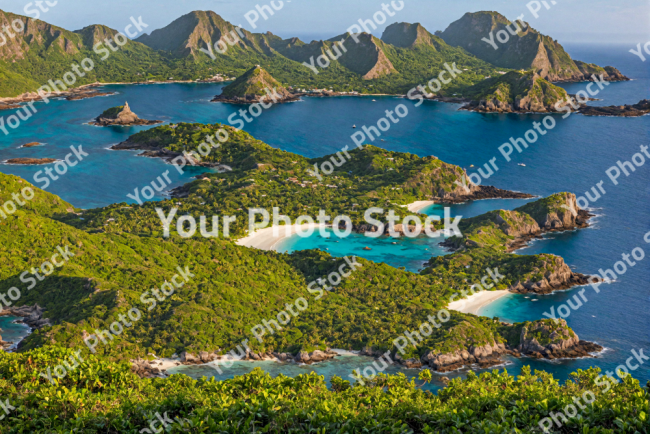 Stock Photo of Paradise islands on the blue ocean