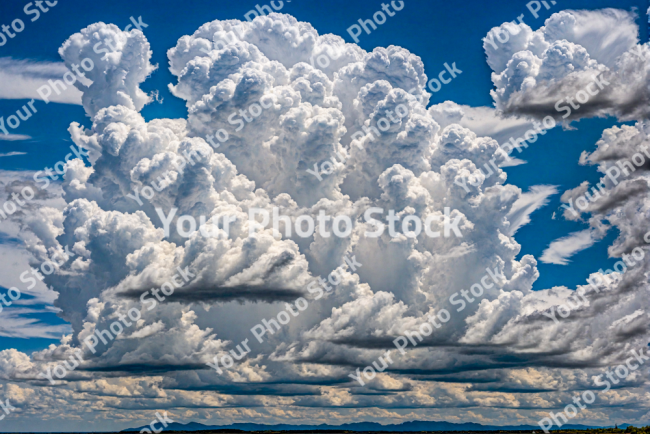 Stock Photo of Big clouds on the sky cumulus
