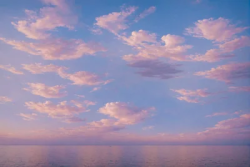 Stock Photo of Cloud in the sky pink relaxing in the ocean sea outdoor sunset