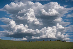 Stock Photo of Big cloud in the day beautiful sky countryside