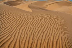 Stock Photo of Dunes in the desert landscape dry