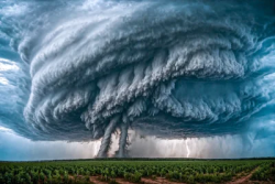 Stock Photo of Weather storm big twister nature f5