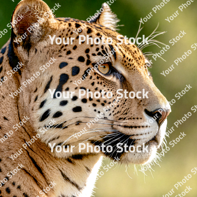 Stock Photo of Jaguar animal jungle in africa portrait