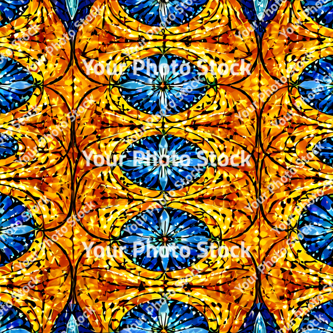 Stock Photo of Psychedelic colorful pattern no seamless abstract shape