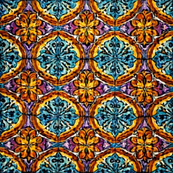 Psychedelic colorful pattern no seamless abstract shape