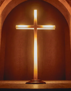 Stock Photo of Cross Jesus religion illustration 3d