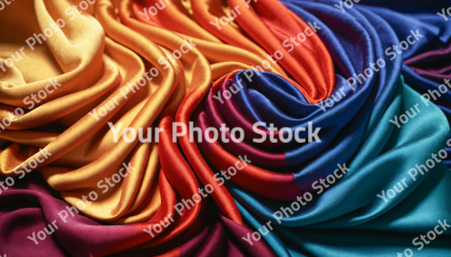 Stock Photo of Abstract colorful design fabric silk wallpaper HD