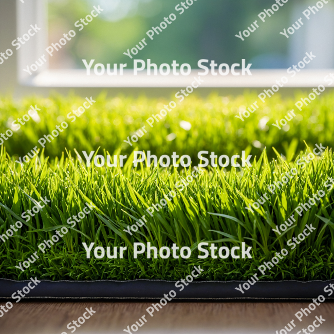 Stock Photo of Grass in the bucket decoration green nature