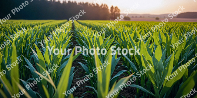 Stock Photo of Plantation agriculture food vegetables