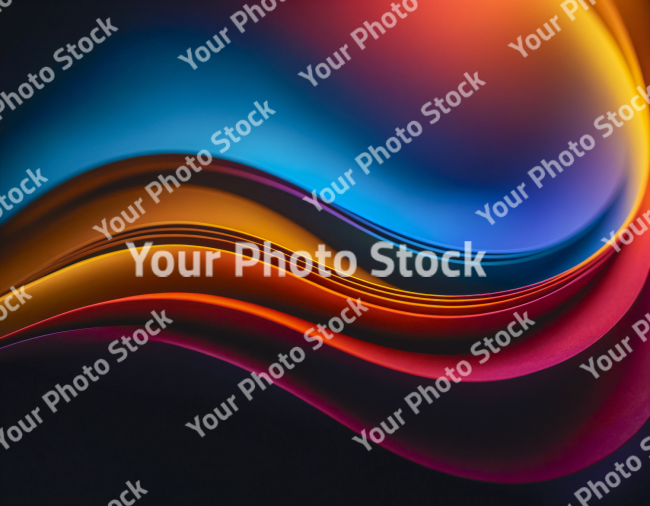 Stock Photo of Abstract colorful design multicolor paper folding
