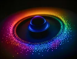 Stock Photo of Abstract colorful design multicolor shine