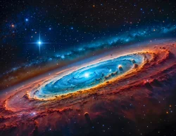 Galaxy universe big deep space