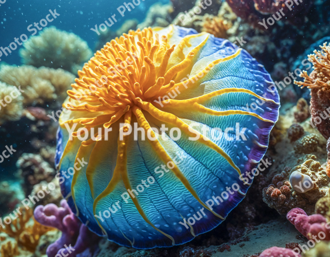 Stock Photo of Underwater sea life macro