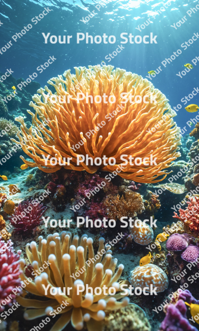 Stock Photo of Sea underwater sea life macro