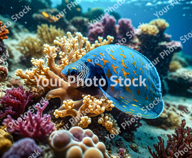 Stock Photo of Sea underwater sea life macro Fish