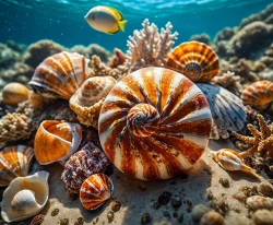 Stock Photo of Sea underwater sea life macro