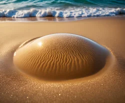 Sand in teh beach beatiful design