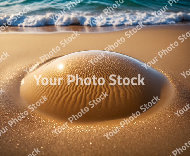 Stock Photo of Sand in teh beach beatiful design