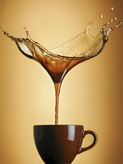Stock Photo of Dynamic coffee cup