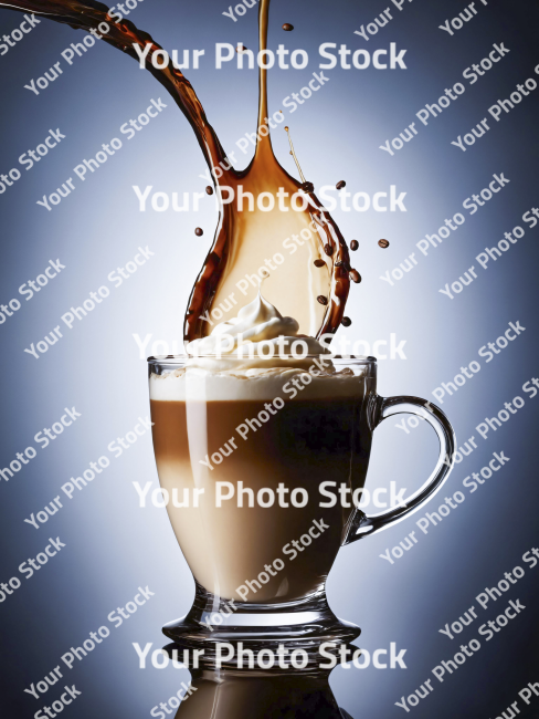 Stock Photo of Dynamic coffee cup