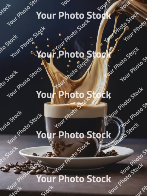 Stock Photo of Dynamic coffee cup