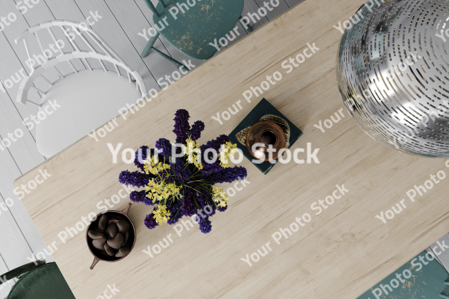 Stock Photo of Interior Kitchen cook