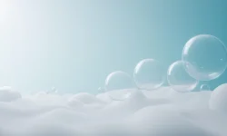Stock Photo of Bubbles background wallpaper