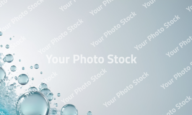 Stock Photo of Bubbles background wallpaper colorful