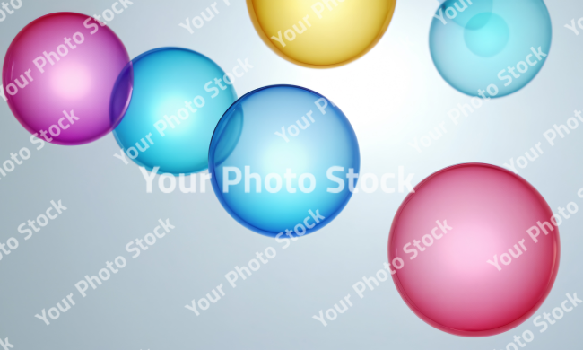 Stock Photo of Bubbles background wallpaper colorful