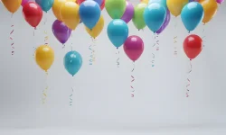 Ballons birthday colorful party celebration