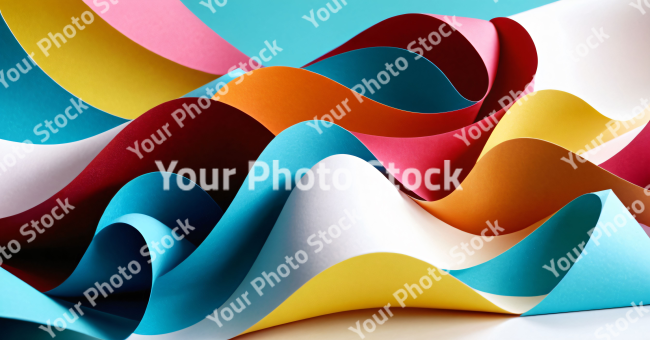 Stock Photo of Paper colorful background wallpaper abstract