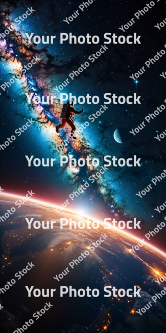 Stock Photo of Planet space photo universe stars