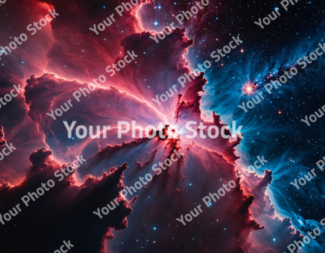 Stock Photo of Nebula space photo universe stars