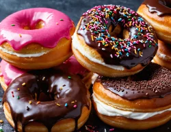 Donuts food sweet dessert colorful