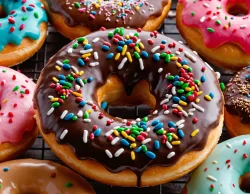 Donuts food sweet dessert colorful