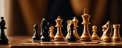 Stock Photo of Chess game play figures pieces of chess