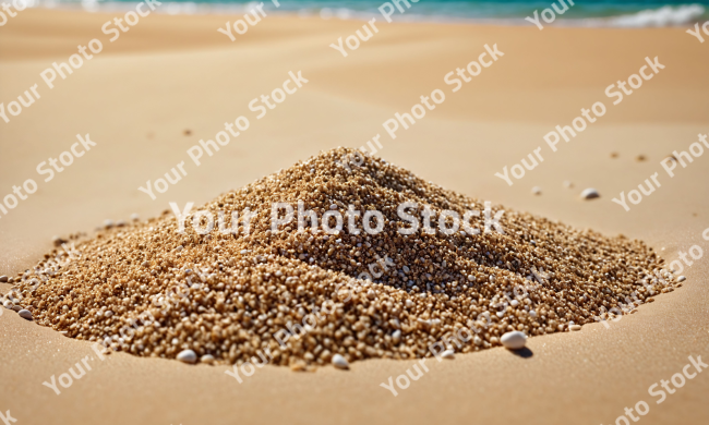 Stock Photo of Sand macro scene on the beach