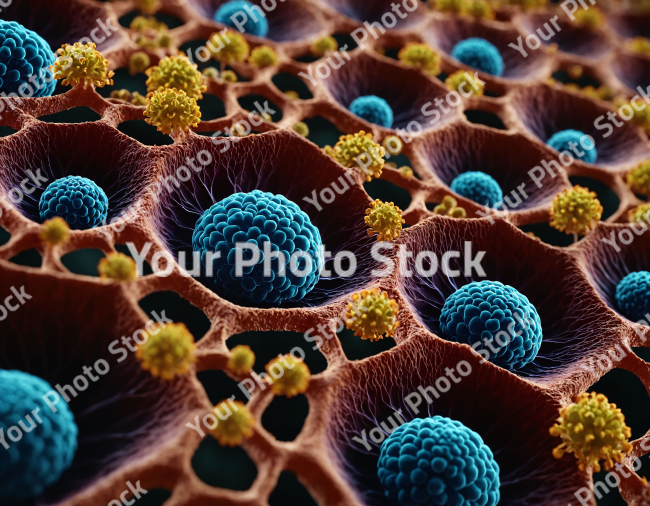 Stock Photo of Cells organic biology