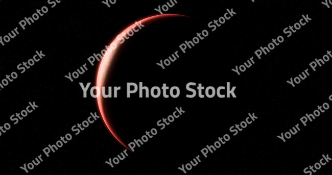 Stock Photo of Red planet space universe cosmos