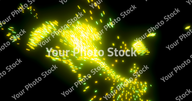 Stock Photo of Abstract particles green