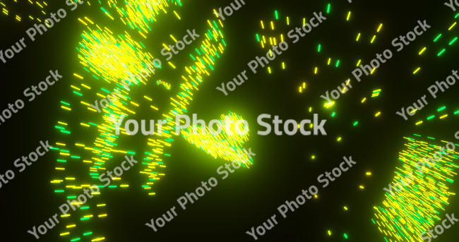 Stock Photo of Abstract particles green