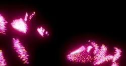 Abstract particles pink