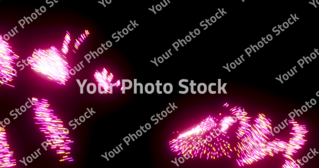 Stock Photo of Abstract particles pink