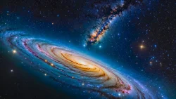 Stock Photo of Galaxy deep space universe