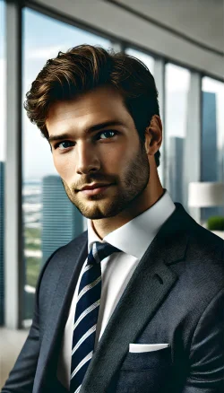 Stock Photo of Man formal business executive young
