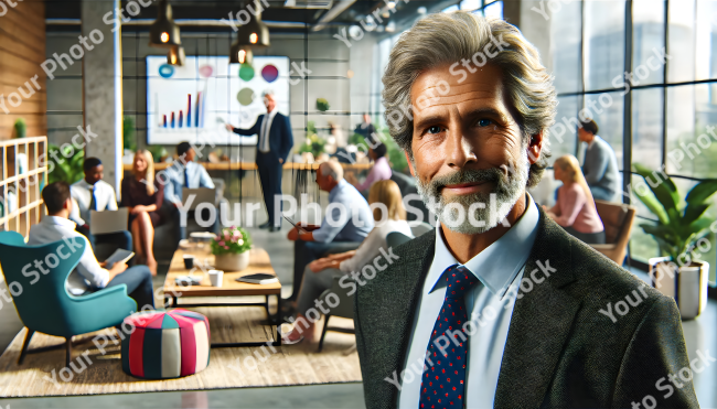 Stock Photo of Man formal business executive young