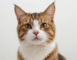 Stock Photo of cat portrait photo studio animal pet